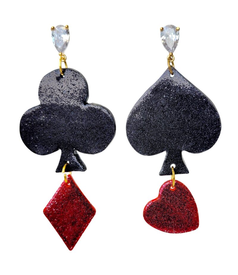 Diwali Card party Edit Statement Earrings